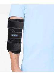 Elbow Brace, Elbow Splint for Cubital Tunnel Brace for Sleeping-Immobilizer for Ulnar Nerve Brace Elbow Pain fit Men &amp; Women