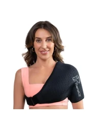TheraICE Shoulder Ice Pack Wrap/Reusable Ice Pack for Rotator Cuff &amp; Shoulder Pain Relief Cold Therapy Compression/FocusZone Technology with Extra Cooling Support for Targeted Pain Relief
