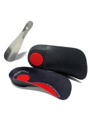 Orthotic Inserts with Stainless Steel Shoehorn 34 Length High Arch Support Foot Insoles for OverPronation Plantar Fasciitis Flat Feet Heel Pain Relief Shoe Inserts LMens 911 Womens 1012