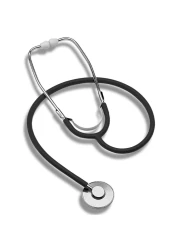 MABIS Spectrum Series Lightweight Nurse Stethoscope, Black, 30 Inch