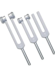 SURGICAL ONLINE Aluminum Sensory Tuning Forks C 128, C 256, C 512, Diagnostic Instruments 3 Pcs
