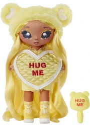 Na! Na! Na! Surprise MGA Entertainment Maria Buttercup-Yellow Teddy Bear-Inspired 7.5" Fashion Doll with Blonde Hair, Heart-Shaped Dress and Brush
