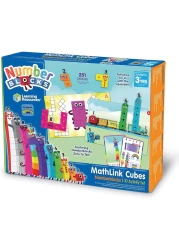 Learning Resources LSP0949-UK MathLink Cubes Numberblocks 1-10 Activity Set, Early Years Maths Learning, Build, Learn &amp; Play in The Classroom &amp; at Home.
