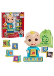 Just Play CoComelon JJ Phonics Fun Interactive Learning and Education Toy, 4 Modes of Play, Animal Dance Song, Spelling, 9-Pieces, Kids Toys for Ages 18 Month