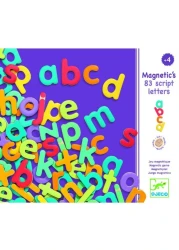 Djeco 83 Wooden Magnetic Script Letters