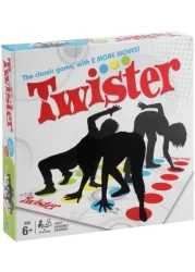 Twister Classic Board Game for 2 or More Players,Game Floor Mat with Spinner for Indoor Outdoor Game Party