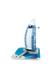 Cubicfun Burj Al Arab 3D Puzzle Multicolour Pack of 101