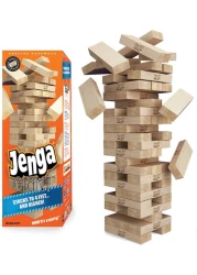 Jenga Giant Genuine Hardwood Game (Stacks To 4+ Feet. Ages 8+)
