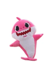 Baby Shark Singing Plush Toy with LED light (PINK )