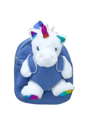 Plush Animal Figure Backpack Unicorn