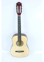 34 inch Mike Music Classical Guitar, Black - 34C With Bag,Strings, Capo (34 inch, Natural)