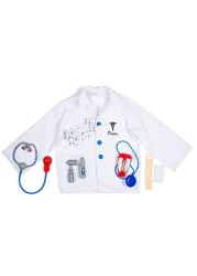 Dress Up America Doctor Role Play Set - Doctor Costume For Boys And Girls, Ages 3-8