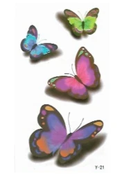 Generic Waterproof Butterfly Temporary Tattoo Sticker For Body Art