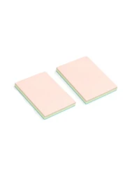 Aiwanto 2Pack Memo Paper Sticky Notes Memo Pad Set For School, Office &amp; Home (100 Sheets Per Pack)