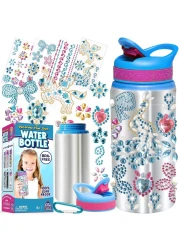 PURPLE LADYBUG Decorate Your Own Water Bottle for Girls Great Gift for Girls Fun DIY Crafts Activity Birthday Gifts Ideas 6 Year Old Girl Birthday Gift Girls Gifts Age 68