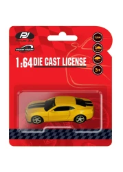 Power Joy Vroom Vroom Die-Cast Licensed Car Yellow