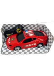 Remote Control Police Car Multicolour Pack of 2