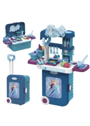 Disney Frozen II 3-In-1 Kitchen Playset Trolley Blue