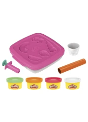 Play-Doh Create &lsquo;n Go Cupcakes Playset, 4 Colors &amp; Storage Container, Play Food Sets, Christmas Stocking Stuffers, Preschool Toys, Kids Arts &amp; Crafts, Ages 3+