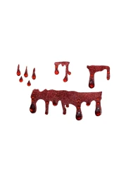 Halloween Cospaly Face Jewels Vampire Blood Costume Festival Face Gems Stick on Rhinestone Tattoo Stickers Pasties Self Adhesive Temporary Tattoos Fashion Jewelry for Party Vampire