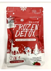 Frozen Collagen Gluta Detox Dietary Skin Whitening Glutathione Supplements - 60 Capsules