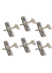 Balsa Wood Airplane Kits Plane Toys Set - 6 Small Balsa Glider Set of 6 Balsa Wood Airplane Gliders Model Toy Airplane Kit Balsa Wood Airplanes Perfect for Party Favors, Parties, and BBQ's