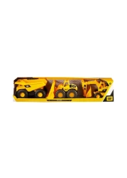CAT Mini Crew Construction Vehicle Set Yellow