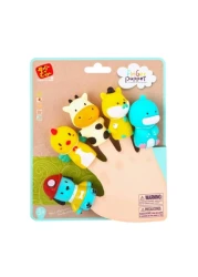 Toon Toy Finger Puppets Multicolour Pack of 5
