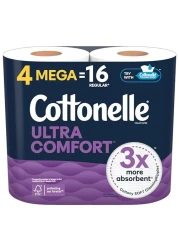 Cottonelle Ultra Comfort Soft Toilet Paper 4 Mega Rolls 4 Mega Rolls 16 Regular Rolls 244 Sheets Per Roll
