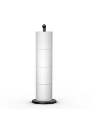 Bilillo Toilet Paper Holder Stand(with Reserve Function),Free Standing Toilet Paper Stand Storage for Bathroom,Toilet Paper Holder Holds 4 Rolls Toilet Tissue,Matte Black