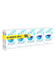 Fine Pocket Facial Tissue Soft Pack 10 Sheets X 3 Ply Single Pack&nbsp;