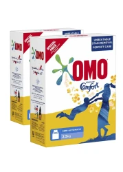 Omo Semi-Automatic Laundry Detergent Powder Touch of Comfort 2.25kg Pack of 2