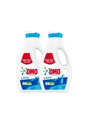 Omo Automatic Liquid Laundry Detergent For 100% Effective Stain Removal 1690ml Pack of 2