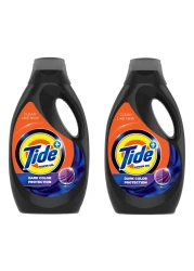 Tide Dark Colour Protection Power Gel Liquid Detergent 1.85L Pack of 2