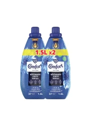 Comfort Concentrated Fabric Softener Iris &amp; Jasmine 1.5L Pack of 2