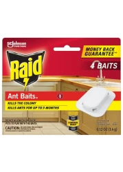 Raid Ant Killer Baits, For Household Use, Kills the Colony, Kills Ants for 3 Months, Child Resistant, 4 Count
