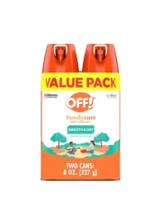 OFF! Family Care Insect &amp; Mosquito Repellent, Bug Spray Containing 15% DEET, Protects Against Mosquitoes, 4 Oz, 2 Count