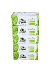Bamboona Facial Tissue White 200 Sheets 5 Rolls