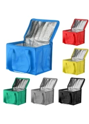 Mifoci 6 Pack Insulated Food Delivery Bags Bulk, 16 x 10 x 13 Inch Insulated Take Away Bags, Reusable Grocery Shopping Bags with Zippered for Hot Cold Food Delivery Refrigerator Pizza