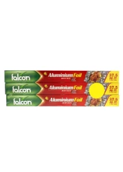 Falcon Heavy Duty Aluminium Foil Silver 3 PCS