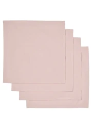 Napkin Light Pink/White 30X30cm