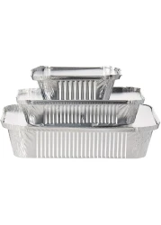 Earth Green Choice EGC Disposable Food Container Combo Pack: 10 X 1850 CC + 10 X 890 CC + 10 X 420 CC (Total 30 Pcs) - Great for Lunch, Food Storage, Breakfast Includes Lids