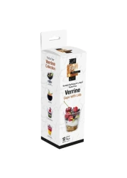 Fun Verrine Cups With Lid 190ml Clear 12 PCS