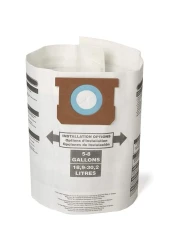 CRAFTSMAN CMXZVBE38767 General Purpose WetDry Vac Dust Collection Bags for 5 to 8 Gallon Shop Vacuums 3Pack