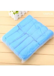 Lavish 100PCS Disposable Non-woven Fabrics Shoe Covers Thickened Anti Slip Clean Overshoes Dustproof Shoe-covering Footies