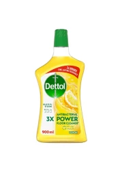 Dettol 3X Antibacterial Power Floor Cleaner Lemon 900ml