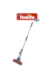 Tonkita PVA Mop Floor-Cleaning System &ndash; Super Absorbent Sponge with Lever Squeezing Mechanism