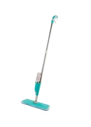 Generic Spray Floor Mop With Reusable Microfiber Pads Blue 400ml
