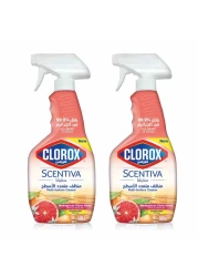 Clorox Scentiva Multi-Surface Cleaner Madagascar Citrus Grove 500ml Pack of 2
