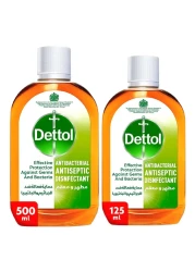 Dettol Anti-Bacterial Disinfectant Liquid 500ml+125ml